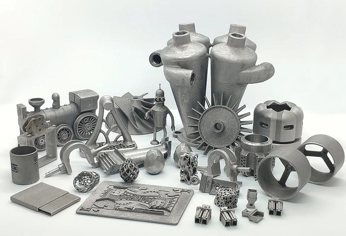Образцы печати металлом на 3D принтере 3DLAM Mini2019  изделий различного назначения